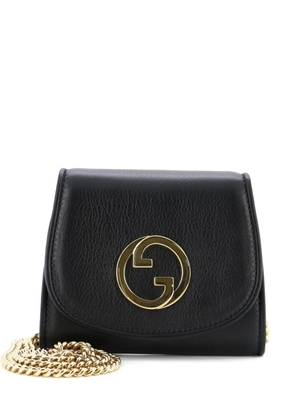 Gucci Pre-Owned Blondie NM Wallet on Chain Leather Medium crossbody bag - Black