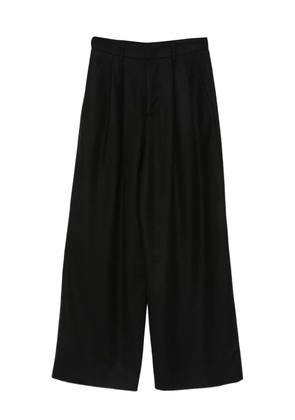 SUSANNE BOMMER pleat-detail trousers - Black