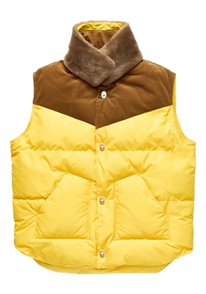 Wales Bonner Brixton collar gilet - Yellow