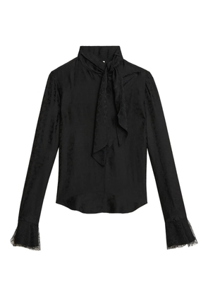 ISABEL MARANT Raphaella ruffled-cuff blouse - Black