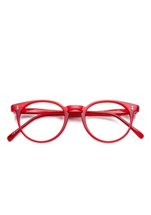 Kador round-frame glasses - Red