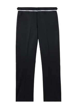Off-White wool flare trousers - Black