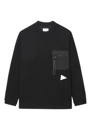 and Wander crew-neck sweatshirt - Black