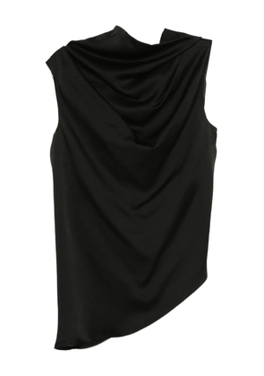 Róhe cowl-neck sleeveless blouse - Black