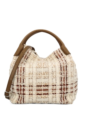 Loro Piana large Bale metal toggle-fastening tote bag - Neutrals