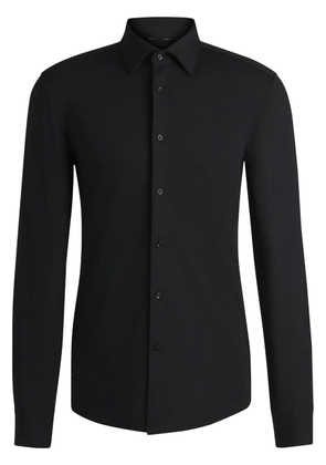 BOSS mini-check shirt - Black