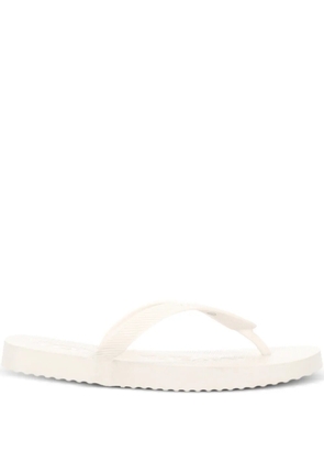 Tommy Hilfiger logo flip-flops - White