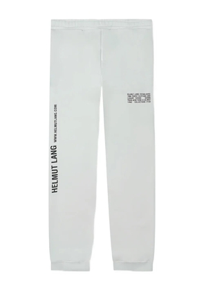 Helmut Lang logo-print joggers - White