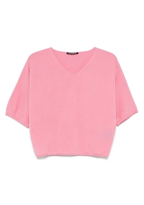 Luisa Cerano V-neck sweater - Pink