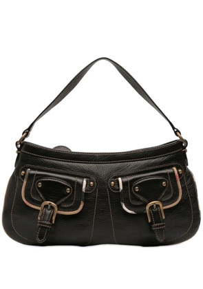 Burberry Pre-Owned 2000-2017 Leather Pocket shoulder bag - Brown