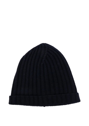 Jil Sander ribbed beanie - Blue