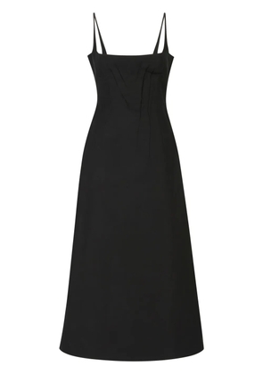Marni pleat-detailing midi dress - Black