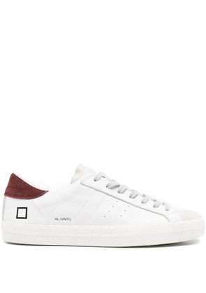 D.A.T.E. Hill Low suede-panelled sneakers - White