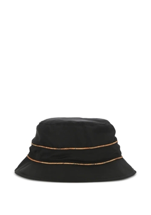 ALVIERO MARTINI 1° CLASSE print-band hat - Black