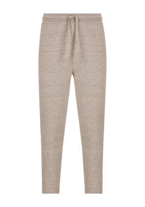 Loro Piana drawstring flat-pocket trousers - Neutrals