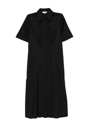 Vince cotton short-sleeved shirt dress - Black
