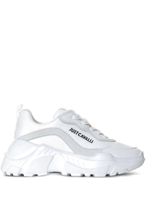 Just Cavalli logo sneakers - White