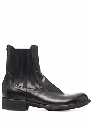 Officine Creative Legrand leather-panel boots - Black