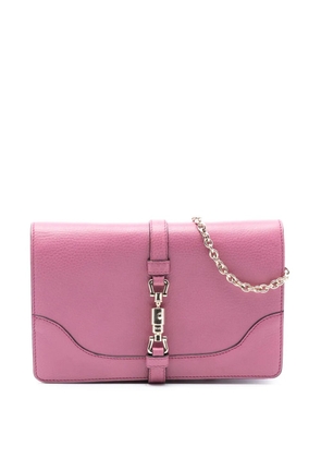 Gucci Pre-Owned 2016-2025 Pebbled Calfskin Piston Broadway Evening Bag shoulder bag - Pink