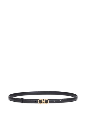 Ferragamo Gancini buckle leather belt - Black