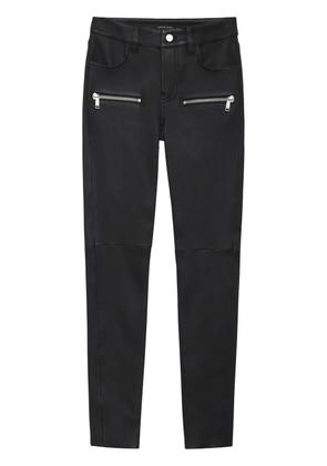 ANINE BING Remy leather skinny trousers - Black