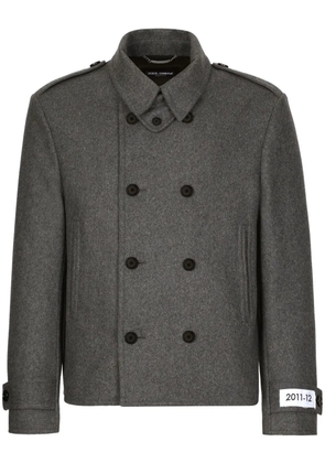 Dolce & Gabbana double-breasted peacoat - Grey