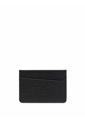 Maison Margiela four-stitch leather card holder - Black