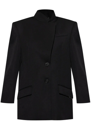 The Attico wool gabardine blazer - Black