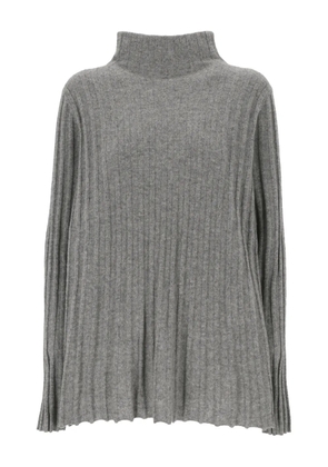 Hemisphere ribbed roll-neck sweater - Grey