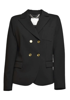 True Royal double-breasted pocket blazer - Black