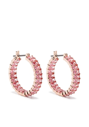 Swarovski Matrix hoop earrings - Pink