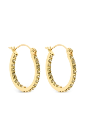 Crystal Haze mini Serena crystal hoop earrings - Gold