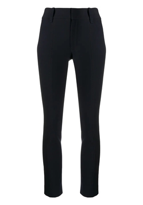Vince high-waist cropped skinny trousers - Blue