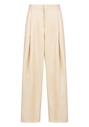 Marni pleated wide-leg trousers - Neutrals