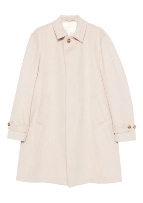 Lardini virgin-wool coat - Neutrals