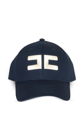 Elisabetta Franchi logo-embroidered baseball cap - Blue