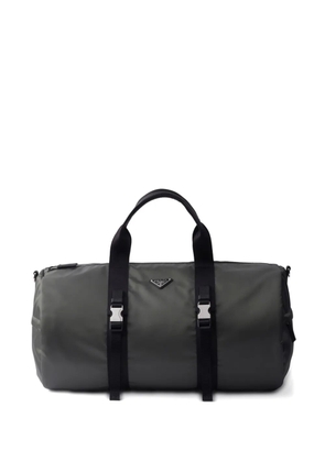 Prada Re-Nylon triangle-logo duffle bag - Blue