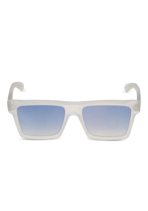 Kador Premium 7 rectangle-frame sunglasses - White