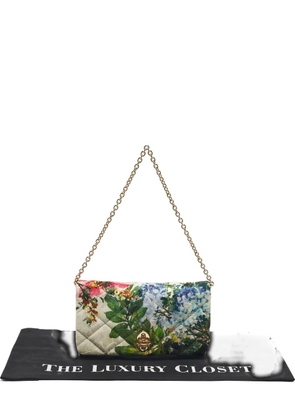 Dolce & Gabbana Pre-Owned floral print quilted clutch - Neutrals