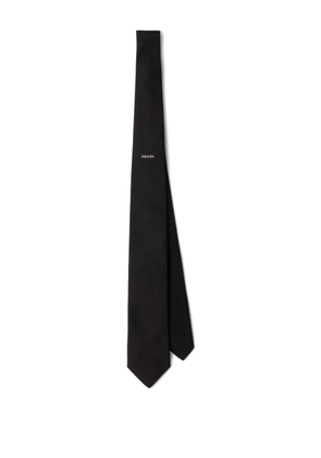 Prada silk tie - Black