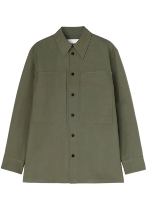 Jil Sander cotton shirt - Green