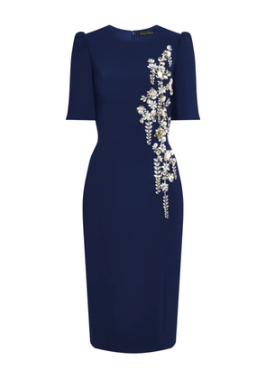 Jenny Packham Roma embellished midi dress - Blue