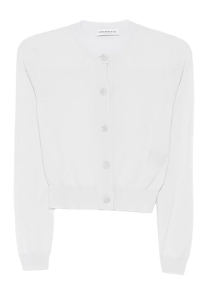 GOES BOTANICAL button-front cardigan - White