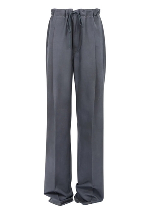 Maison Margiela moiré-effect straight-leg trousers - Grey