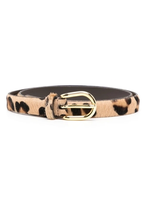 Anderson's leopard printed belt - Neutrals
