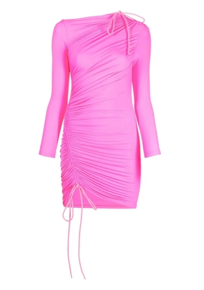 Balenciaga draped mini dress - Pink