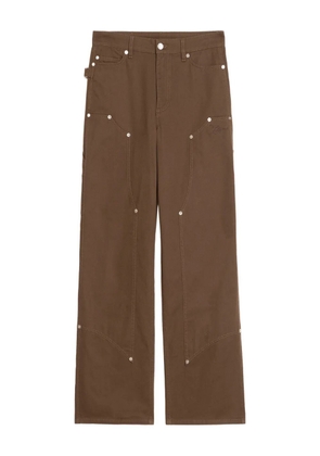Zadig&Voltaire Perya studded cotton trousers - Brown