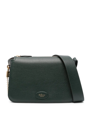 Mulberry small Billie logo-patch crossbody bag - Green