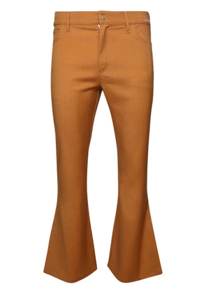 Marni mid-rise flared trousers - Orange
