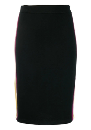 MARANT ÉTOILE stripe panel pencil skirt - Black